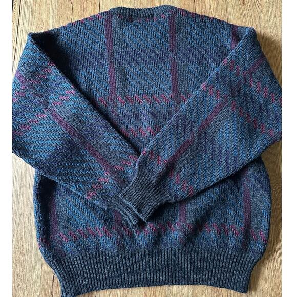 Brian Macneil Vtg Chunky Cosby Sweater Size Large - Picture 7 of 7